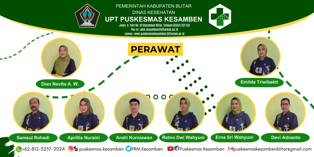 Perawat UPT Puskesmas Kesamben Blitar