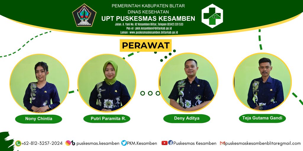 Perawat UPT Puskesmas Kesamben Blitar
