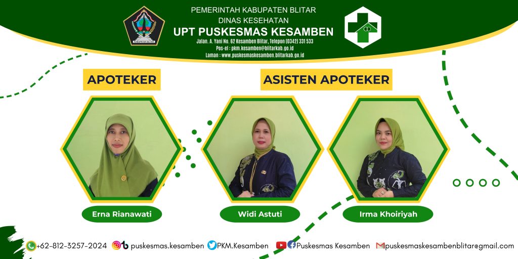 Apoteker dan Asisten Apoteker UPT Puskesmas Kesamben Blitar